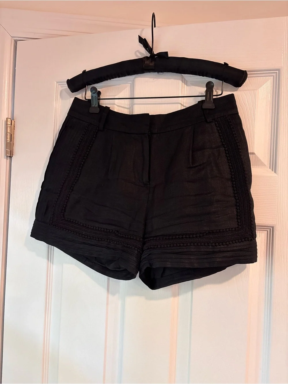 J.Crew black cotton shorts size 00